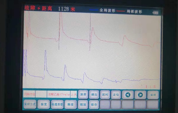 電纜故障測試閃絡(luò )波形