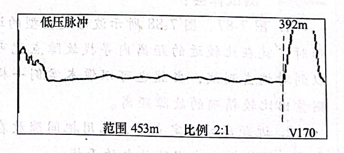 圖24-2 電纜全長(cháng)波形 